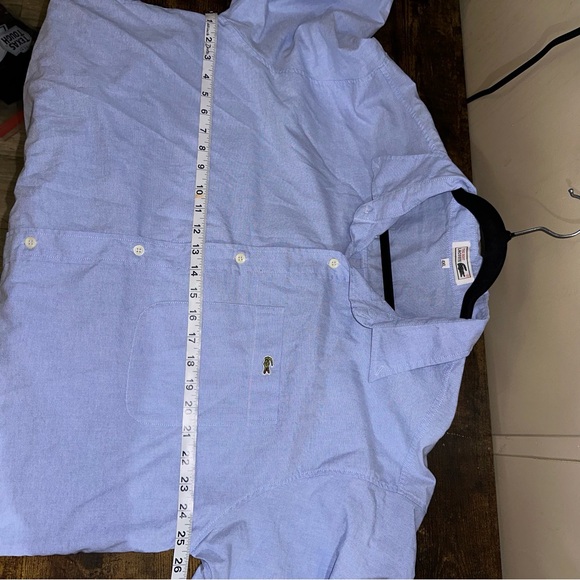 Lacoste Men's Sky Blue‎ Casual Shirt - Picture 8 of 8